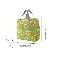 Space Lunch Bag Insulated Oxford Cloth Waterproof for Office & School