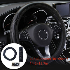 Universal Auto Car Steering Wheel Cover Leather Breathable Anti slip
