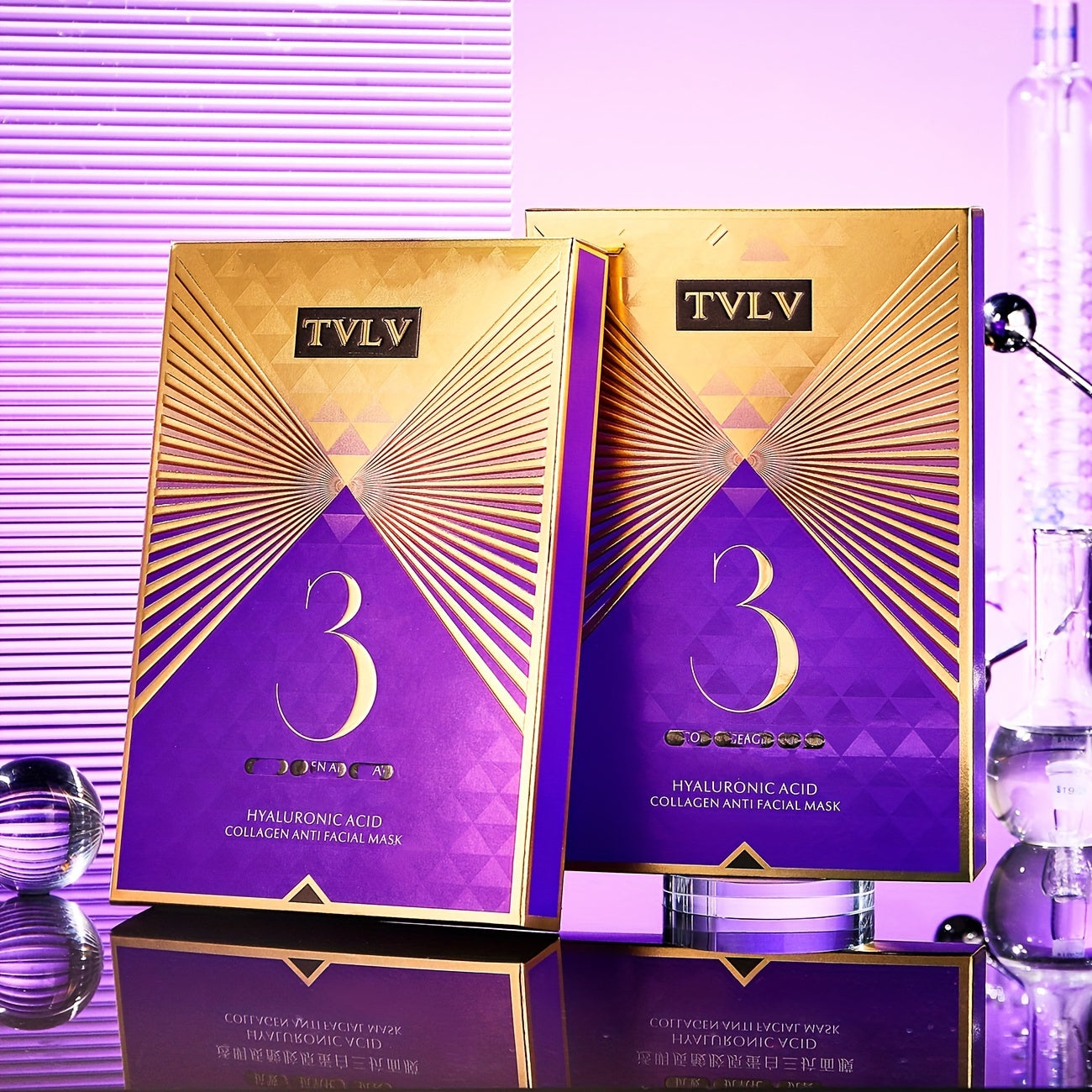 Hyaluronic Acid Collagen Mask 15pcs Moisturizing Even Skin Tone Smooth Wrinkles