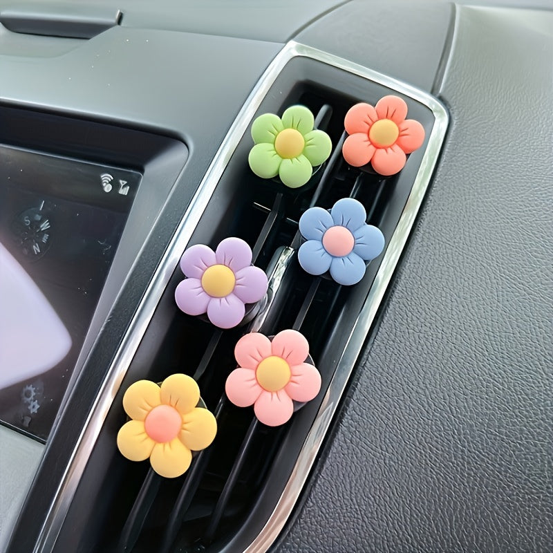 Car Perfume Aromatherapy Air Conditioning Vent Ornament Ins Flower
