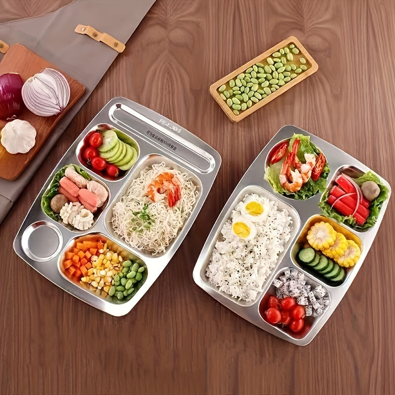 304 Stainless Steel Dinner Plate for Picnic and Weight Loss