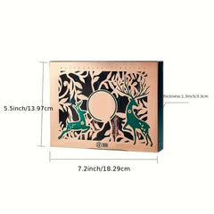 4pcs Matte Lipstick Set Box Moisturizing Nourishing Velvet Carved Lipstick