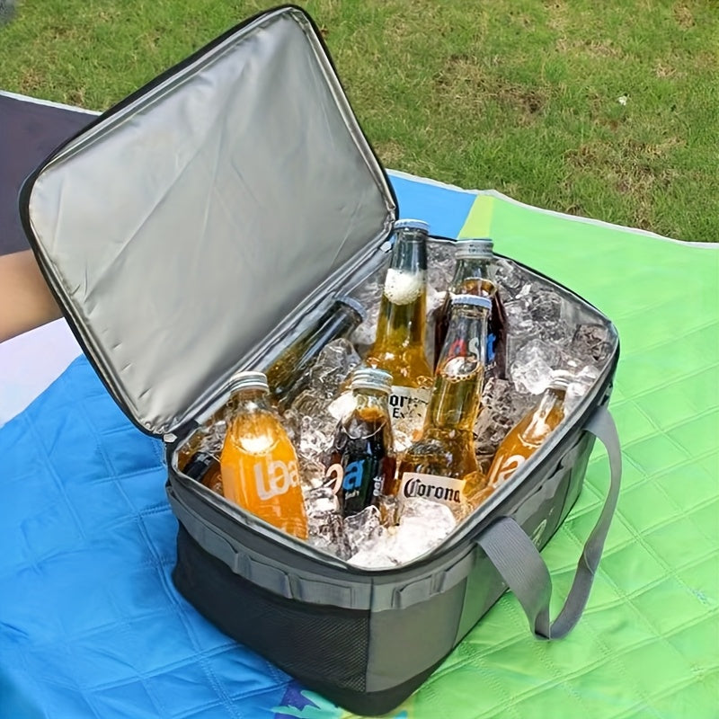 Camping Storage Bag Portable Picnic Set Insulated Outdoor Ice Pack