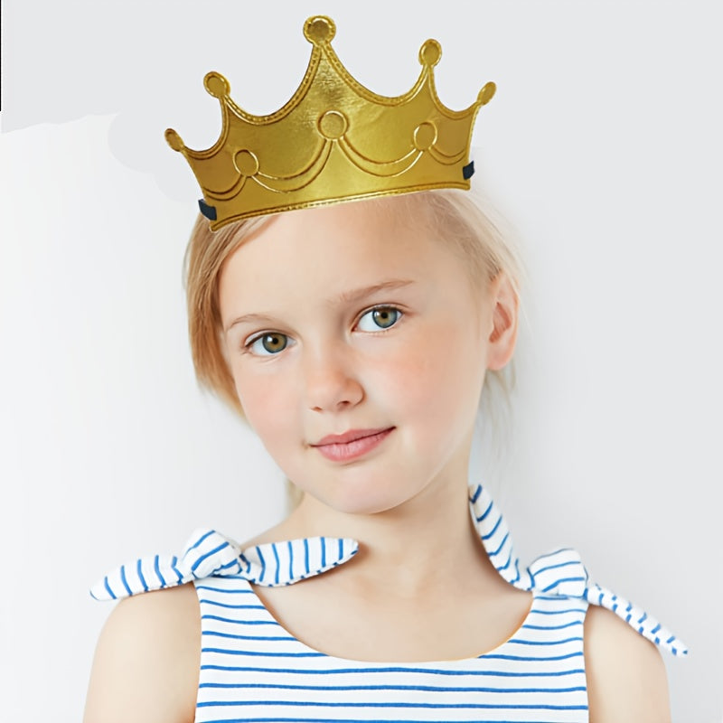 4pcs Princess Rhinestone Hair Accessories Hair Band Crown Cake Decoration