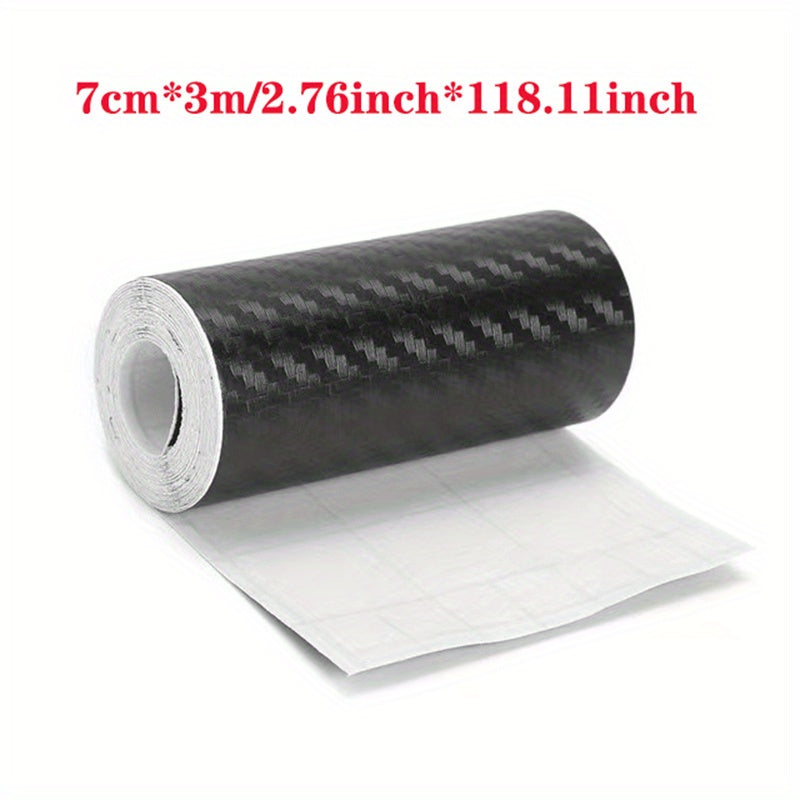 3D Carbon Fiber Car Stickers Scratch Proof T