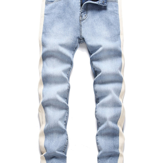 Classic Jeans Men's Stretch Denim Pants Spring Summer