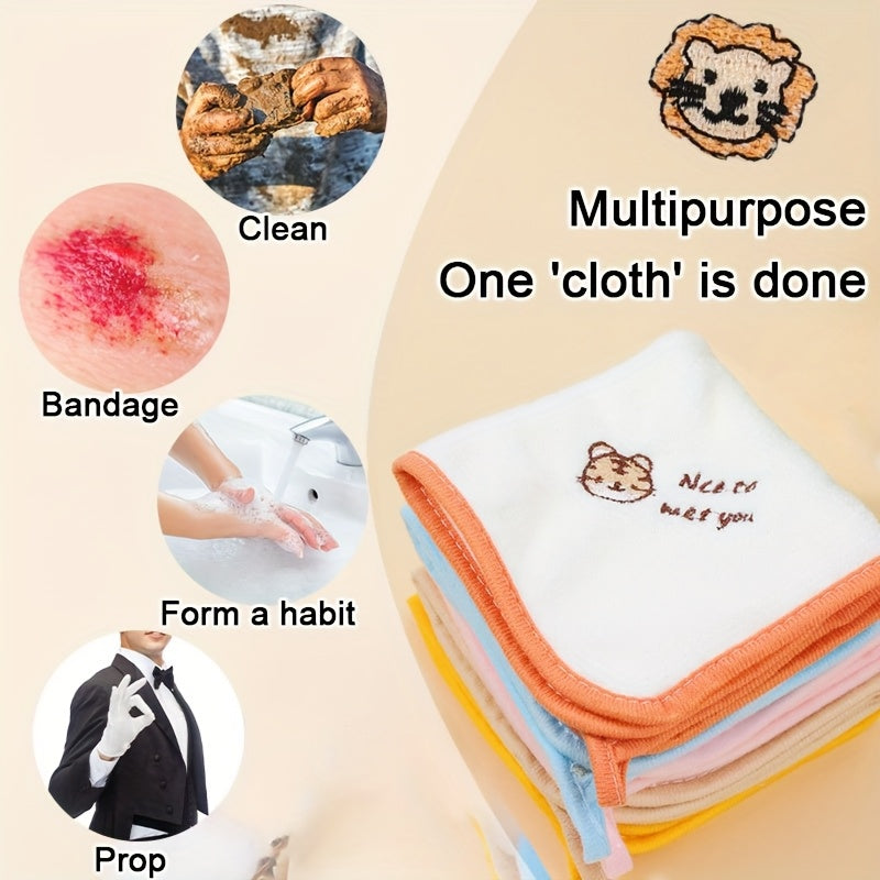 3 Pc Cartoon Kids Face Towel 5 Pc Set