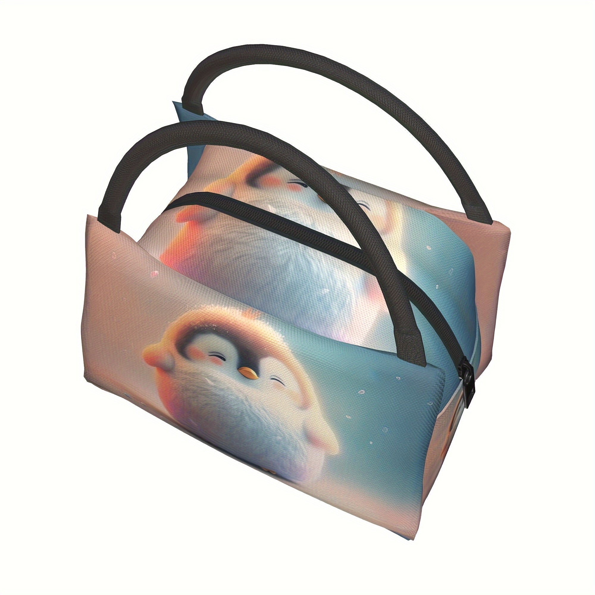 Penguin Insulated Lunch Bag for School Office Picnics