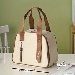 Large Capacity Insulated Lunch Bag Waterproof Bento Box Carrier