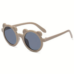 6 Pairs Kids Bear Ears Cartoon Sunglasses Decoration