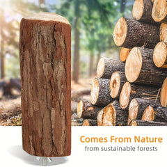 2 Pack Wooden Platform Cage Perches for Birds