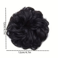 Messy Donut Hair Buns Updo Chignon Synthetic Extensions for Daily Use