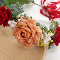 Girl's Flower Wreath Hair Hoop for Parties