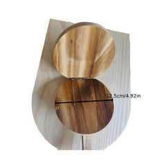 1pc Wooden Manual Dough Presser for Corn Tortillas Dumplings Bread