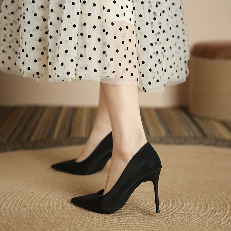 Women's Stiletto Heels Pointed Toe Work Shoes