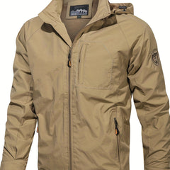 Men's Casual Zip Up Jacket Coat For Spring Fall Outdoor