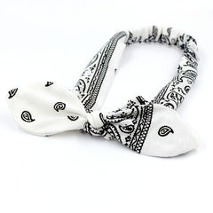 Vintage Boho Cross Knot Elastic Hairbands Non Slip Headbands