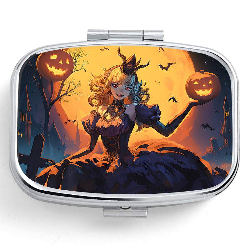 Compact 2 Compartment Pill Organizer for Travel & Daily Use