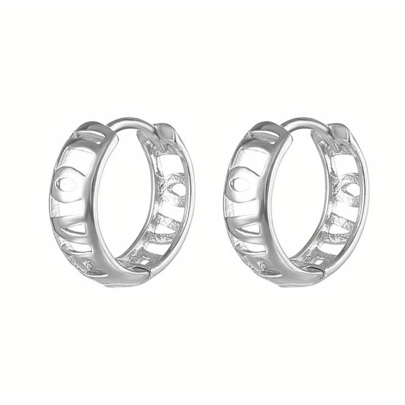 Dragon Stud Earrings & Men's Retro Ethnic Style Earrings