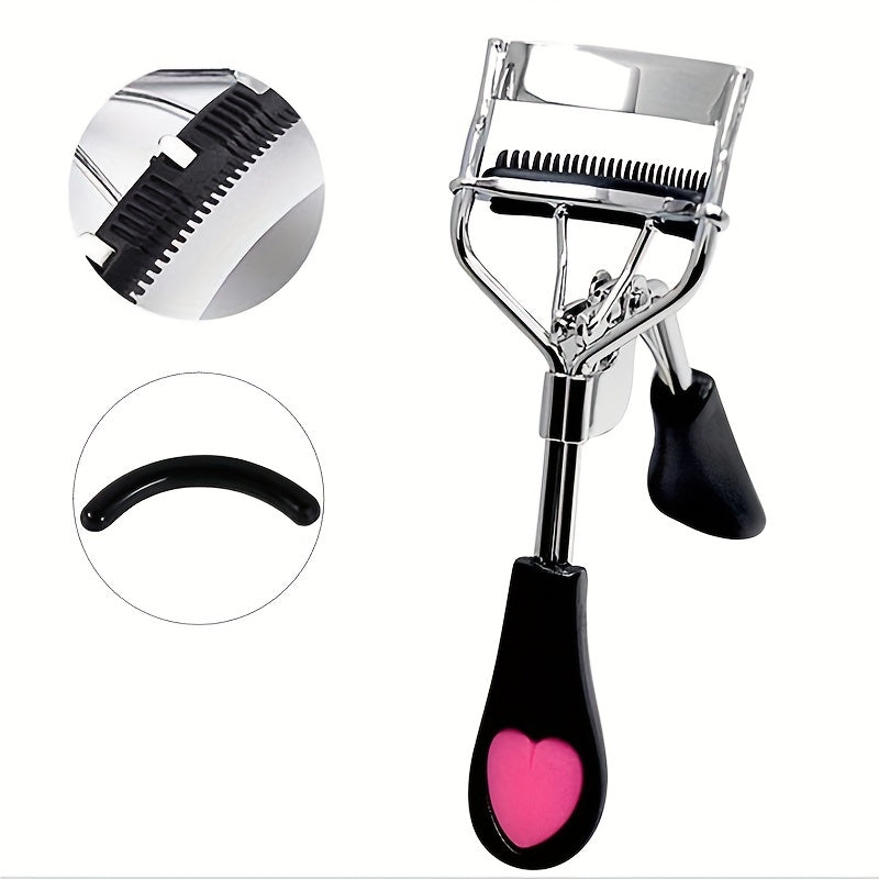 Eyelash Curler With Built in Comb Beauty Eyelashes Curlers Wide Angle