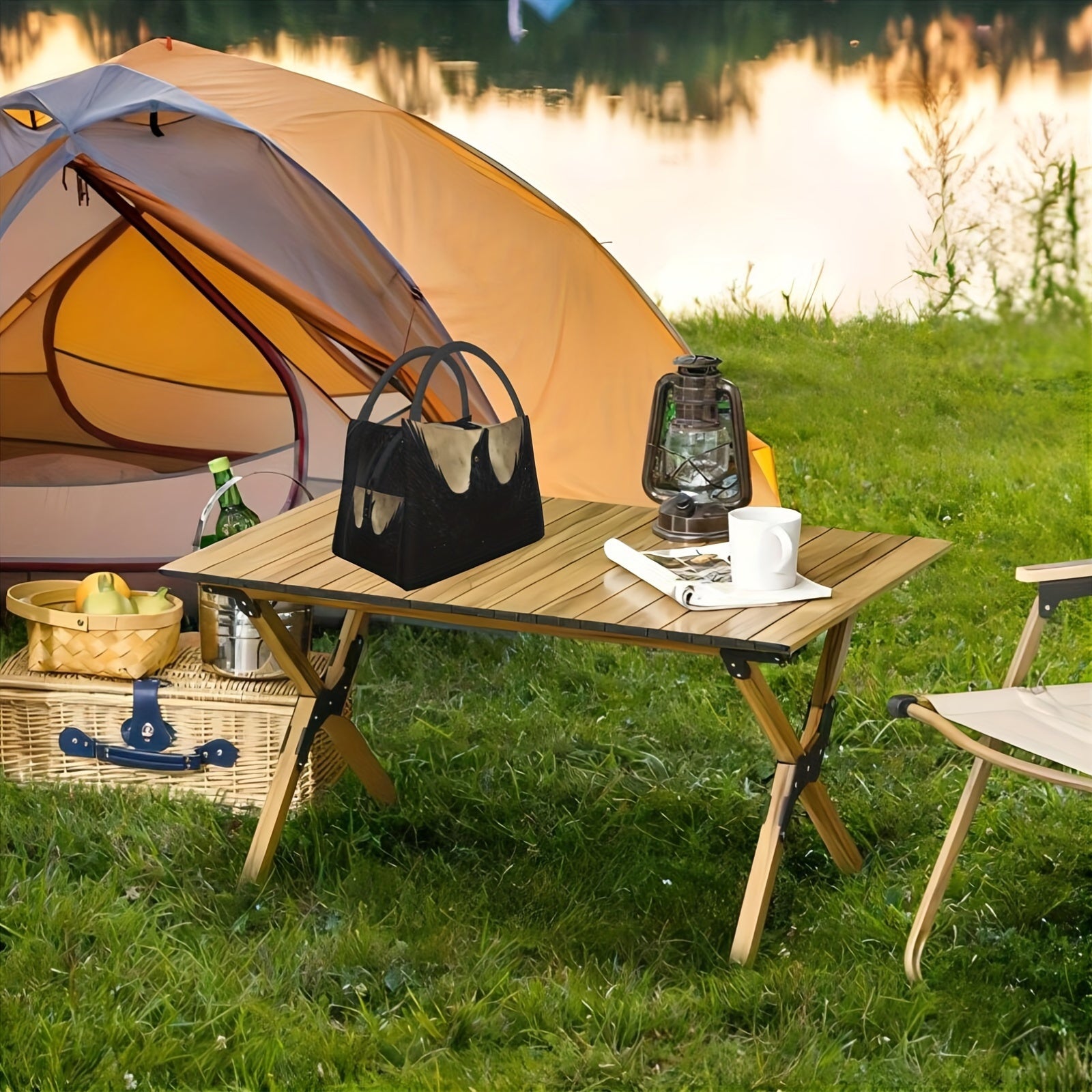 Crow Pattern Portable Cooler Bag Insulated Lunch Tote for Camping Picnic Beach