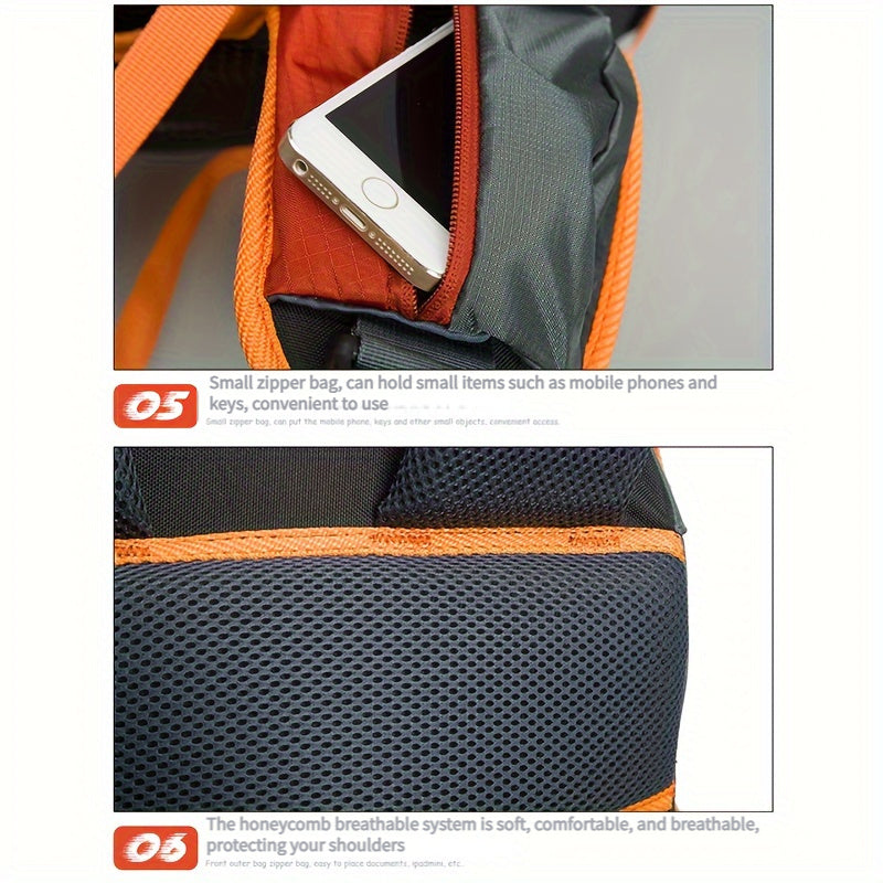 Large Capacity Hiking Backpack Waterproof Outdoor Bag Men Women