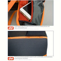 Large Capacity Hiking Backpack Waterproof Outdoor Bag Men Women