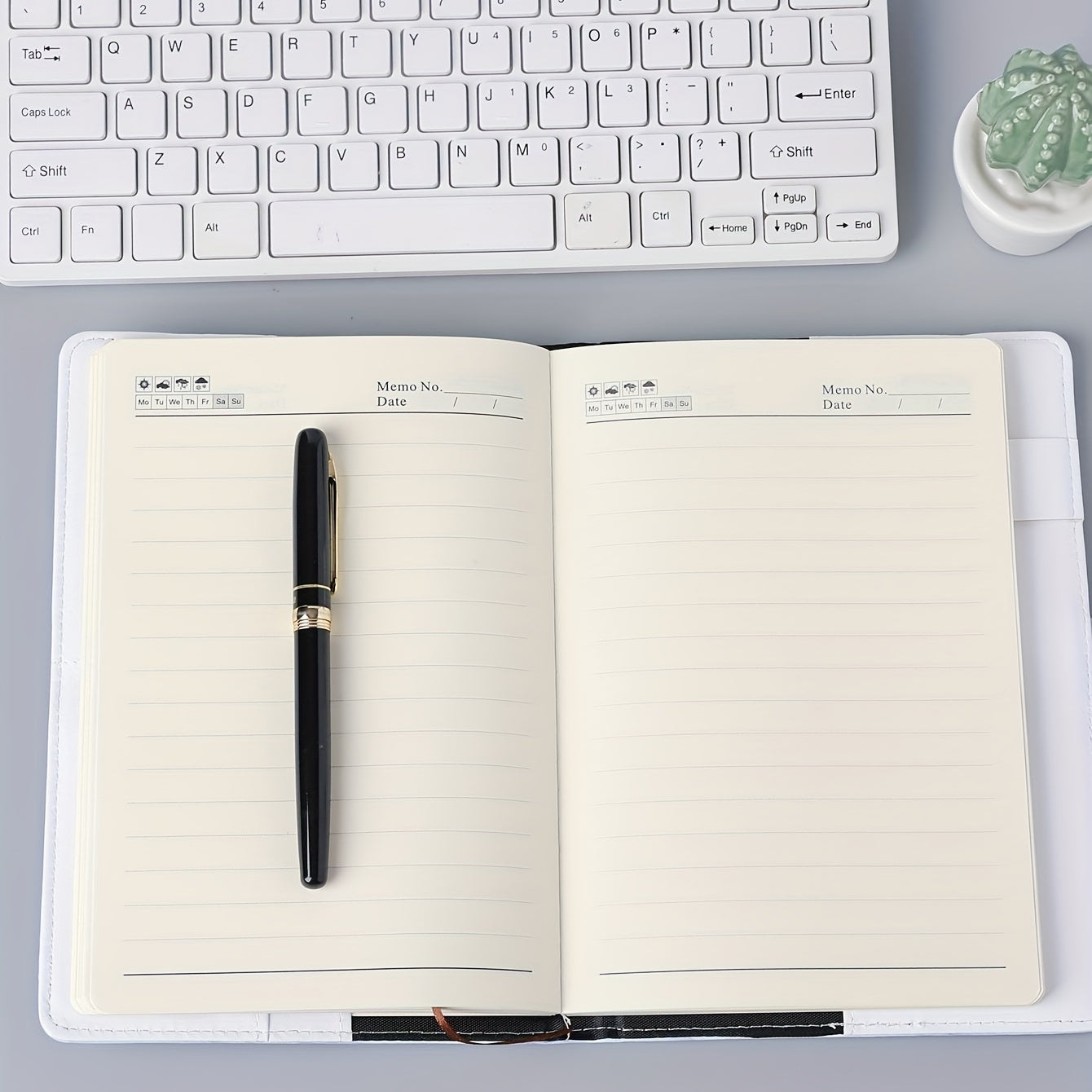 Purple Marble Patterned Notebooks with Locks