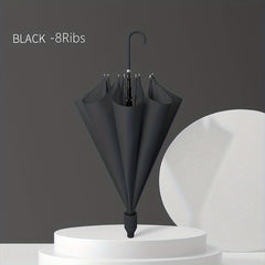 Large Windproof Umbrella with Auto Open and Leak-proof Cover