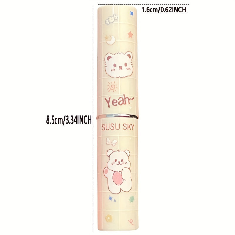 6-Color Mirror Glow Lipstick Jelly Tinted Lip Balm