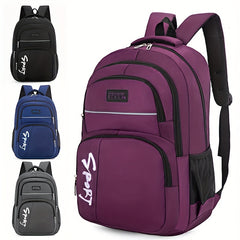 Casual Backpack with Laptop Sleeve for Students Travelers & Professionals
