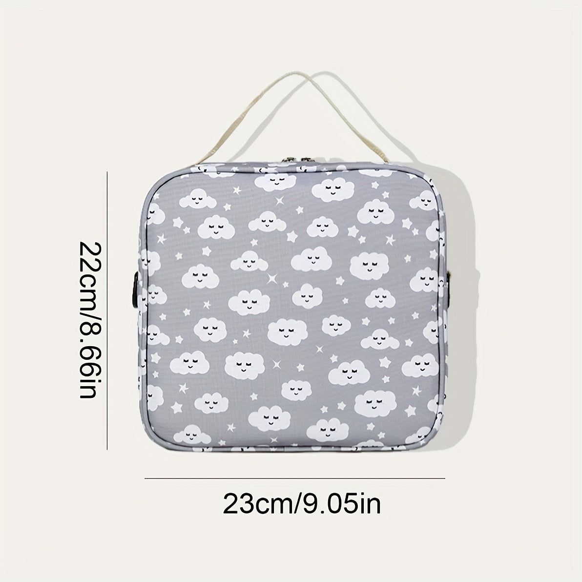 Cloud Print Diaper Storage Bag Mommy Shoulder Organizer
