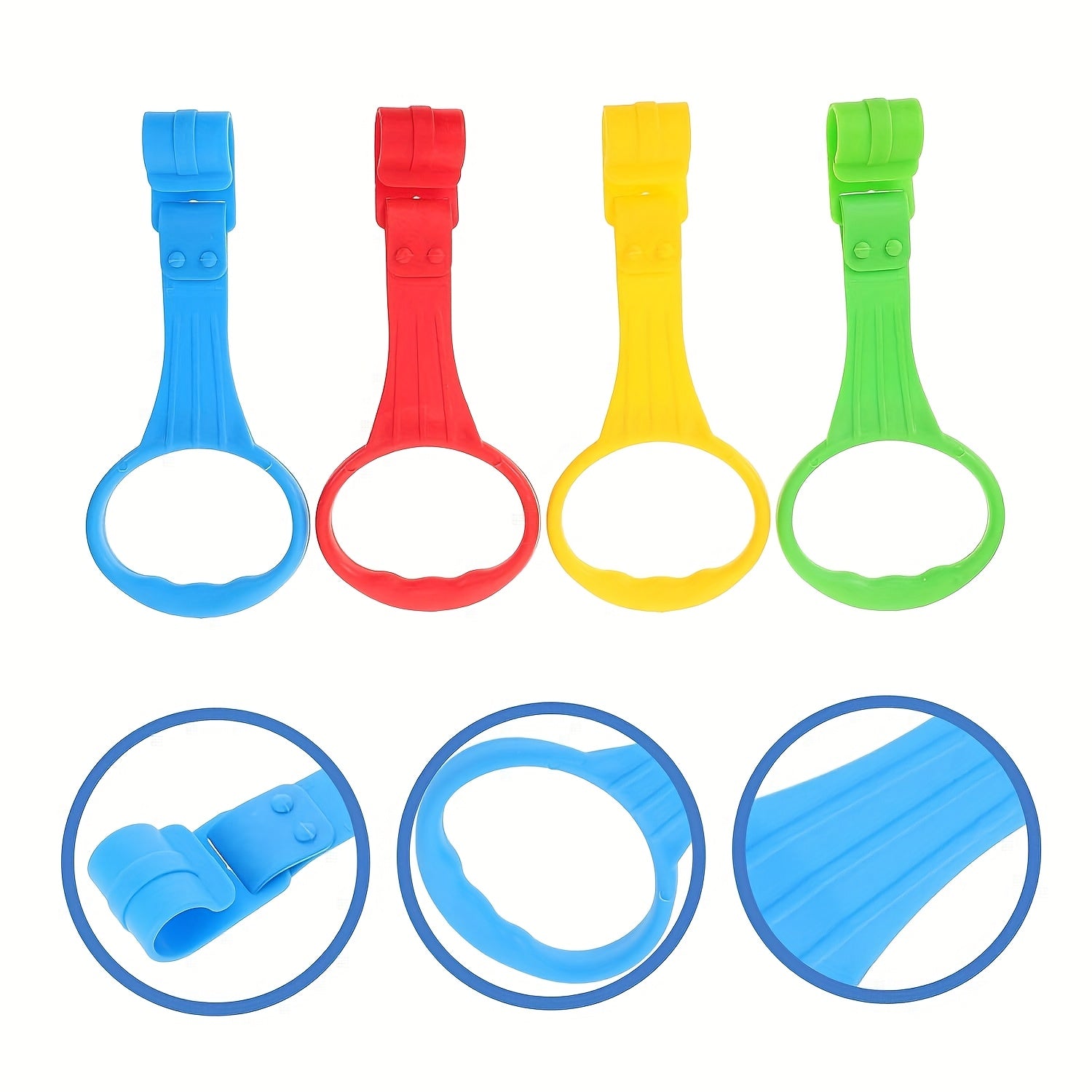 Baby Crib Pull Rings Exercise Aid Standing Rings Infant Toddler Activity