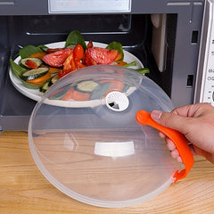 Reusable Microwave Splash Proof Glass Pot Cover, Essential for Home Kitchens