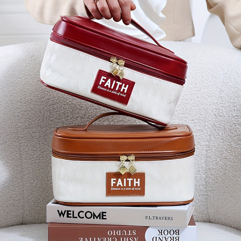 Large Capacity Travel Makeup Case Organizer