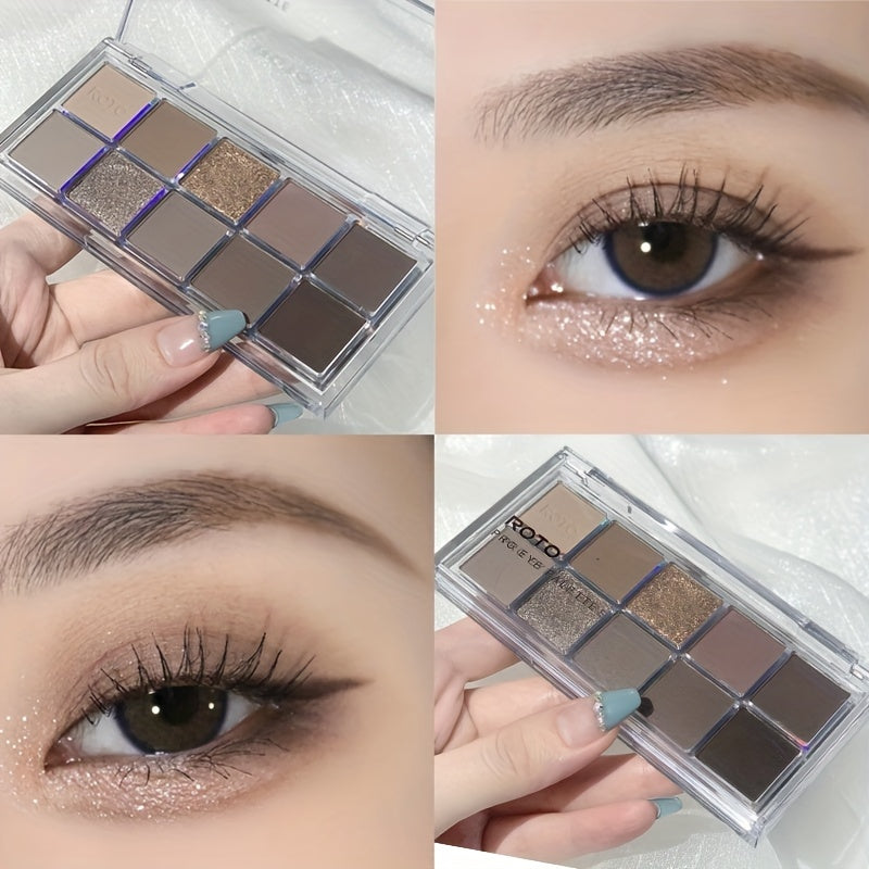 Dark Foggy Garden Pearlescent Eyeshadow Palette