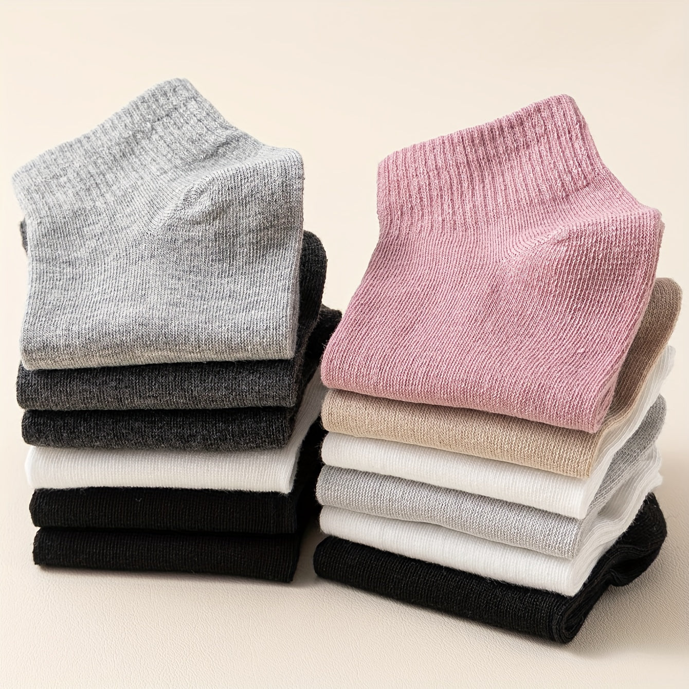 12 Pairs Comfy Sports Socks Women's Stockings & Hosiery