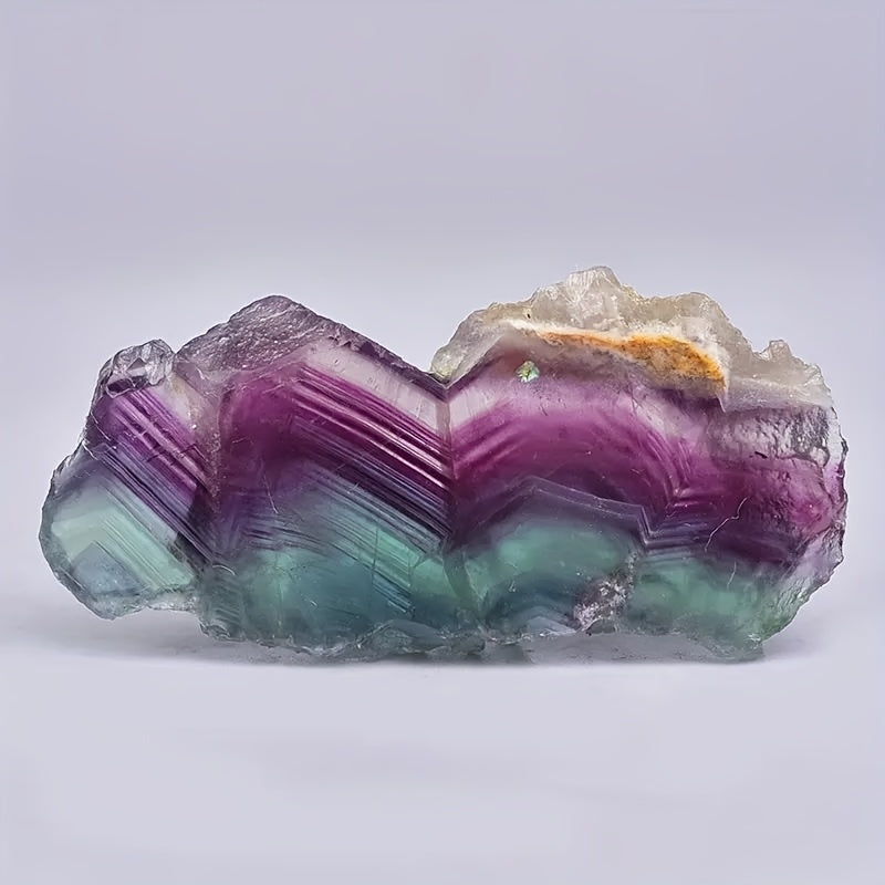 Rainbow Fluorite Slices - Raw Ore Edges - Natural Concepts