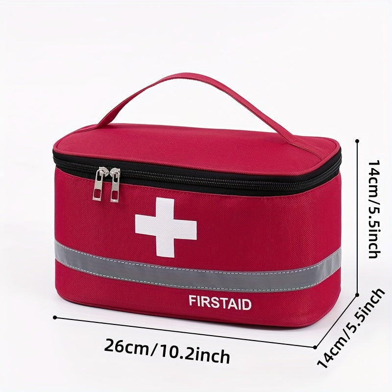 Durable Medical Kits Bag With Zipper Travel Drugs Storage Organizer