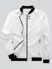 Men's Zipper Jacket Windbreaker Windproof Coat