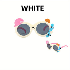 Kids Skateboard Polarized Round Sunglasses UV Protection