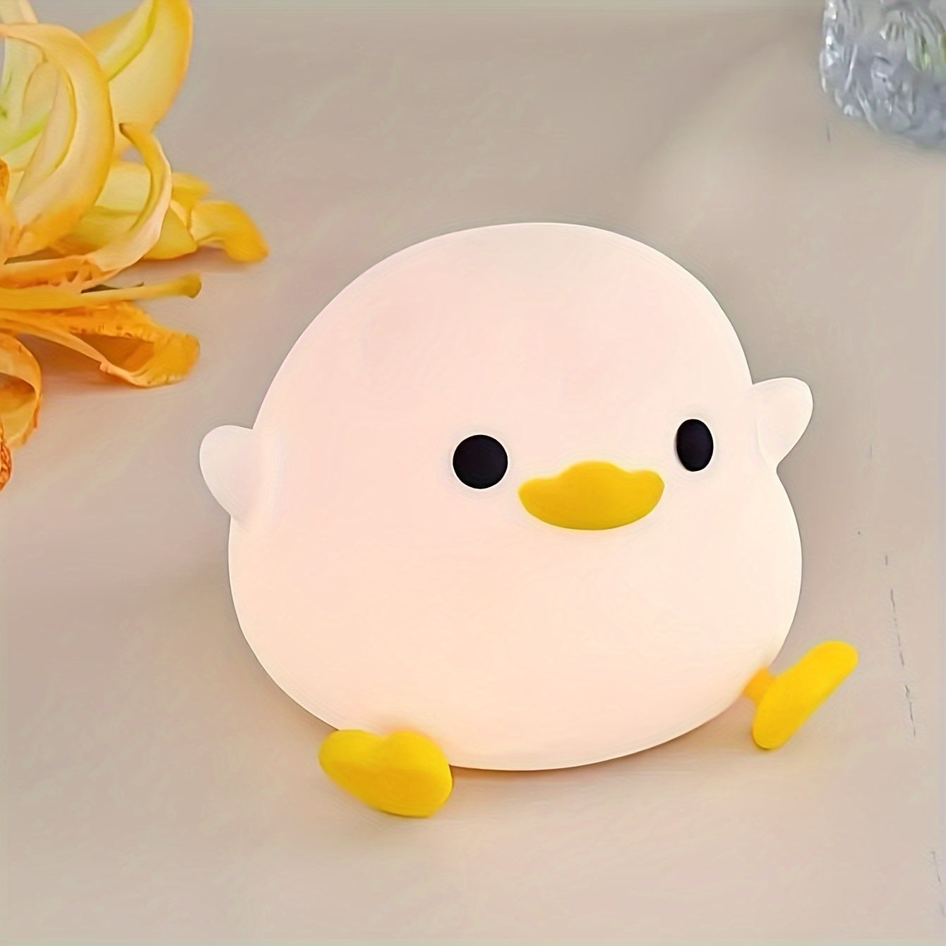 Bean Duck Silicone Night Light Eye Protection Desk Lamp
