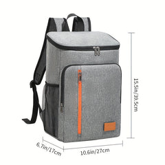 Outdoor Canvas Backpack: Large Capacity Insulated & Easy Clean
