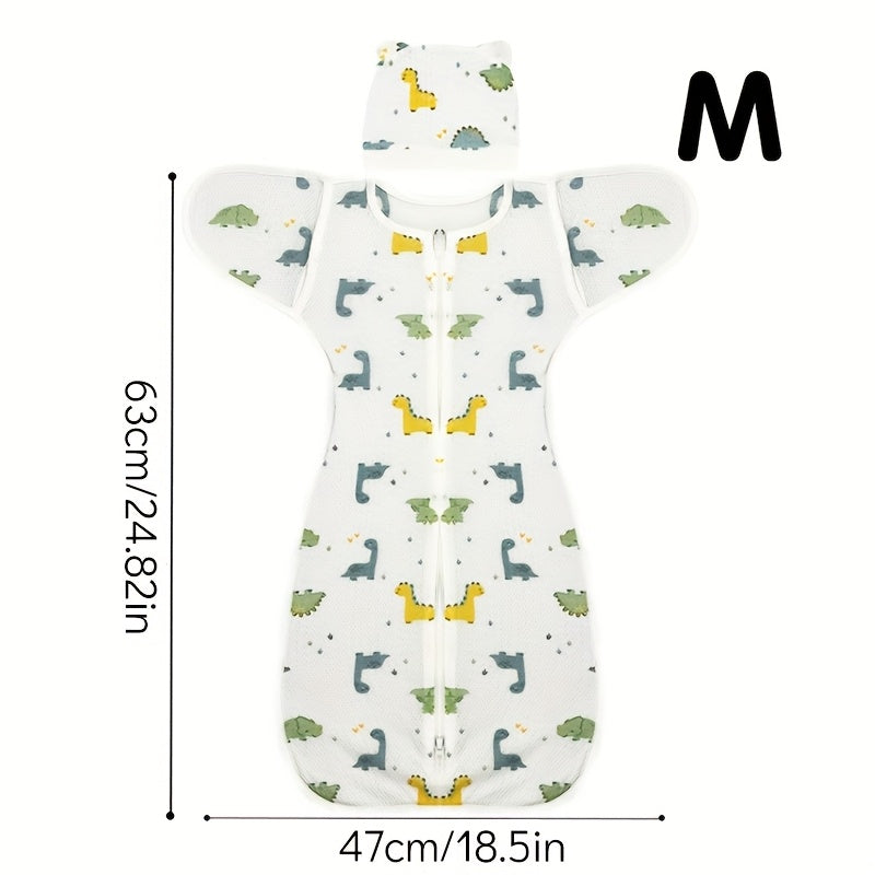 Ultra Soft Infant Sleeping Bag 0-6 Months with Bear Hat