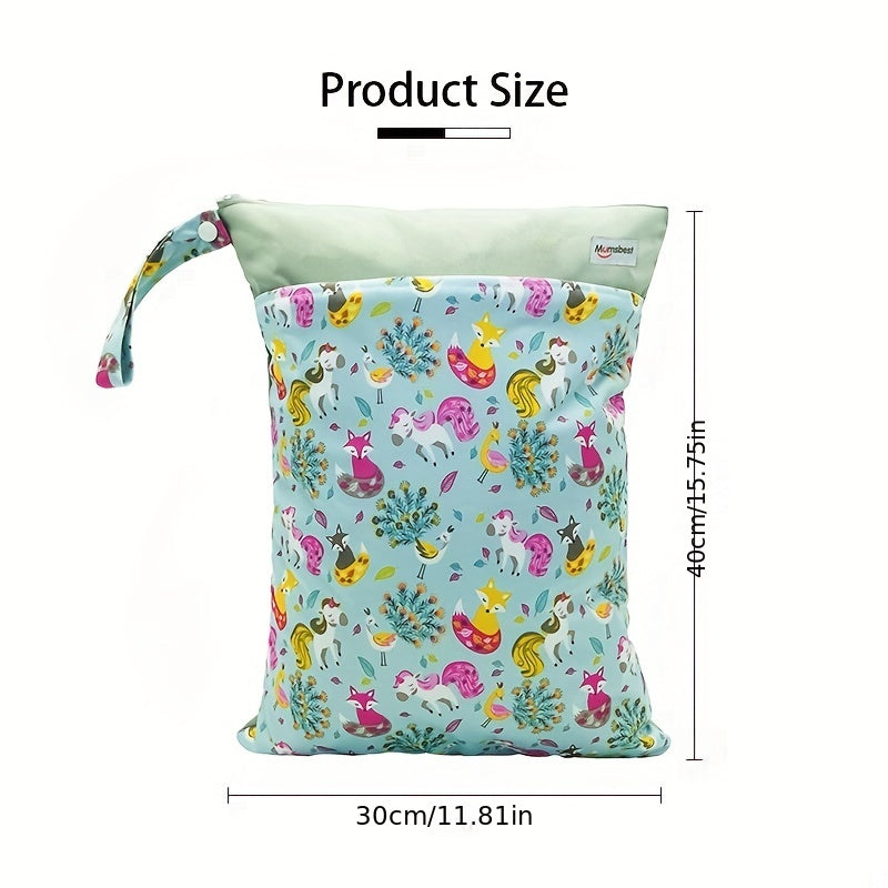 Waterproof Wet Dry Bag Reusable for Baby Cloth Diapers and Breast Pump