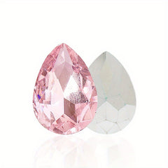 20pcs Glass Water Drop Drill Mobile Phone Sticker DIY Decoration Accessories