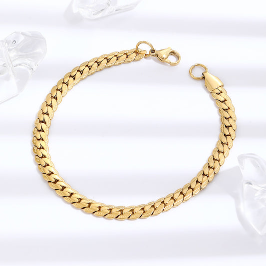 Men's Stainless Steel Cuban Link Bracelet 8 26inch