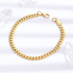 Men's Stainless Steel Cuban Link Bracelet 8 26inch