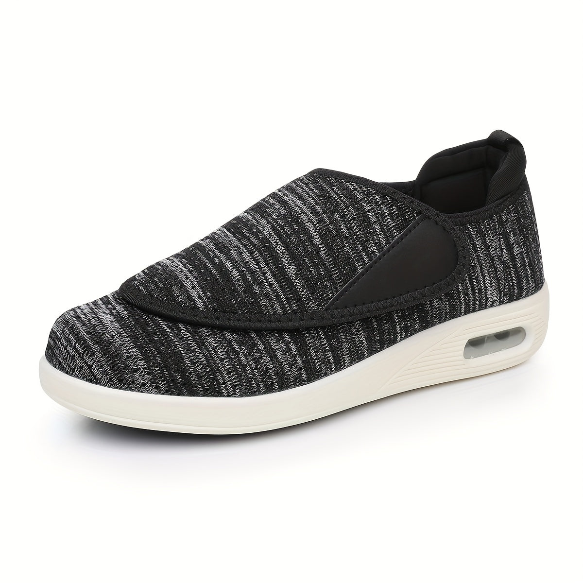 Striped Women's Diabetic Walking Shoes Non Slip Easy Wear Hand Wash or Dry Clean