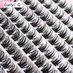 DIY Eyelash Extensions Kit 120pcs Clusters False Eyelashes